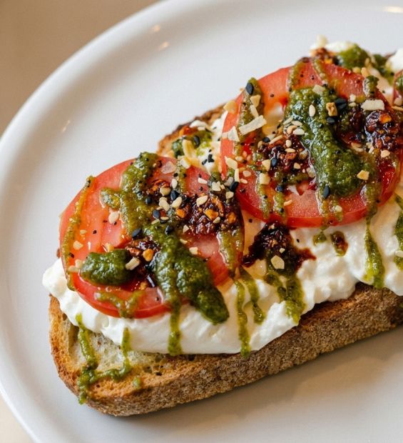 burrata-toast-sourdough